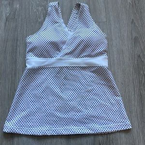 Lululemon polka dot workout top